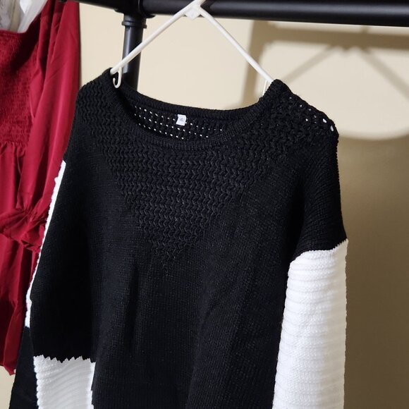 NWT Shermie Women's Cute Heart Pattern‎ Casual Knitted Sweater - Picture 2 of 11